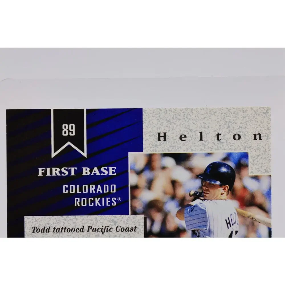 1998 Zenith Z-Gold #89 Todd Helton RC 60/100 PSA 8 Colorado Rockies - Pop 2